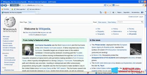 Petikan skrin Internet Explorer untuk Windows 8.1
