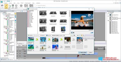 Petikan skrin VSDC Free Video Editor untuk Windows 8.1