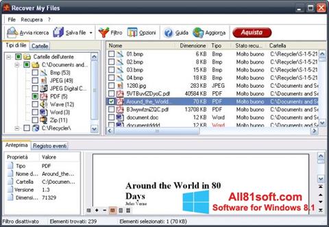 Petikan skrin Recover My Files untuk Windows 8.1