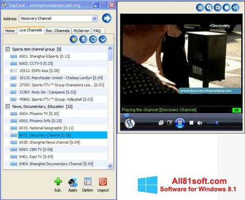 sopcast 64 bit windows 10