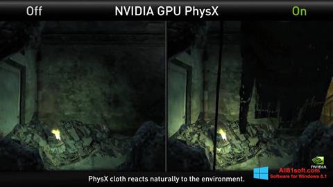 Petikan skrin NVIDIA PhysX untuk Windows 8.1