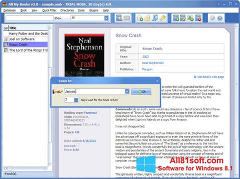 Petikan skrin All My Books untuk Windows 8.1