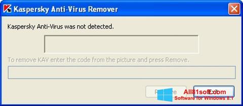 Petikan skrin KAVremover untuk Windows 8.1