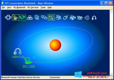 Petikan skrin BlueSoleil untuk Windows 8.1