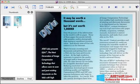 Petikan skrin DjView untuk Windows 8.1