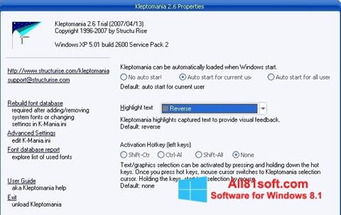 Petikan skrin Kleptomania untuk Windows 8.1