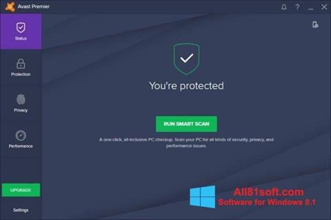 Petikan skrin Avast Premier untuk Windows 8.1