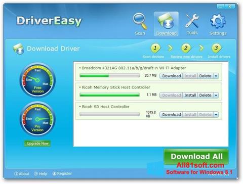 Petikan skrin Driver Easy untuk Windows 8.1