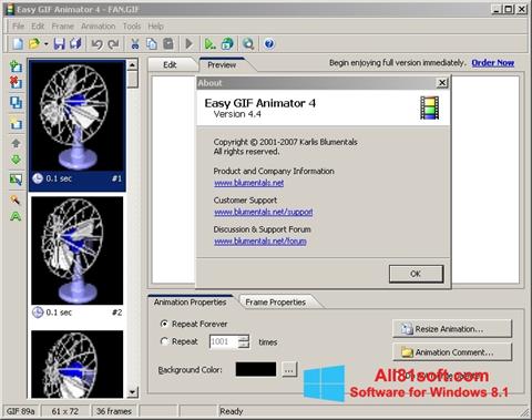 Petikan skrin Easy GIF Animator untuk Windows 8.1