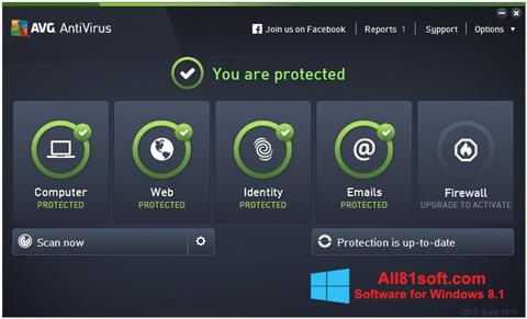 Petikan skrin AVG AntiVirus Pro untuk Windows 8.1