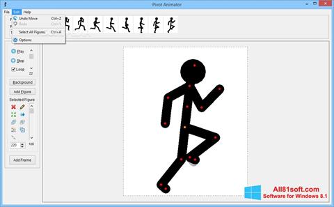Petikan skrin Pivot Animator untuk Windows 8.1