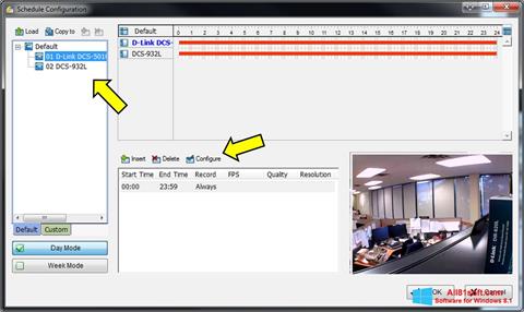 Petikan skrin D-ViewCam untuk Windows 8.1