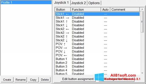 Petikan skrin JoyToKey untuk Windows 8.1