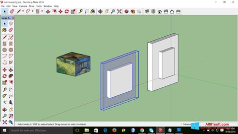 Petikan skrin SketchUp Make untuk Windows 8.1