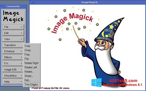 Petikan skrin ImageMagick untuk Windows 8.1